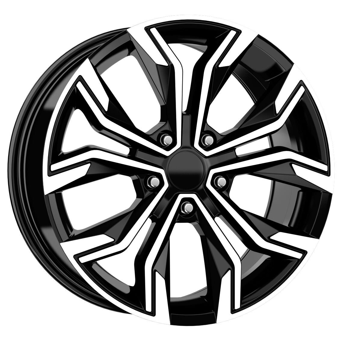 16 İnç 5x114.3 Renault Honda Hyundai Toyota Uyumlu Black Diamond Jant Takımı