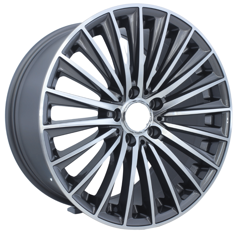 19 inç 5x112 Mercedes Uyumlu Gun Metal Diamond Jant Takımı | R1 Wheels