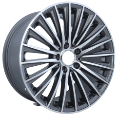 19 inç 5x112 Mercedes Uyumlu Gun Metal Diamond Jant Takımı | R1 Wheels