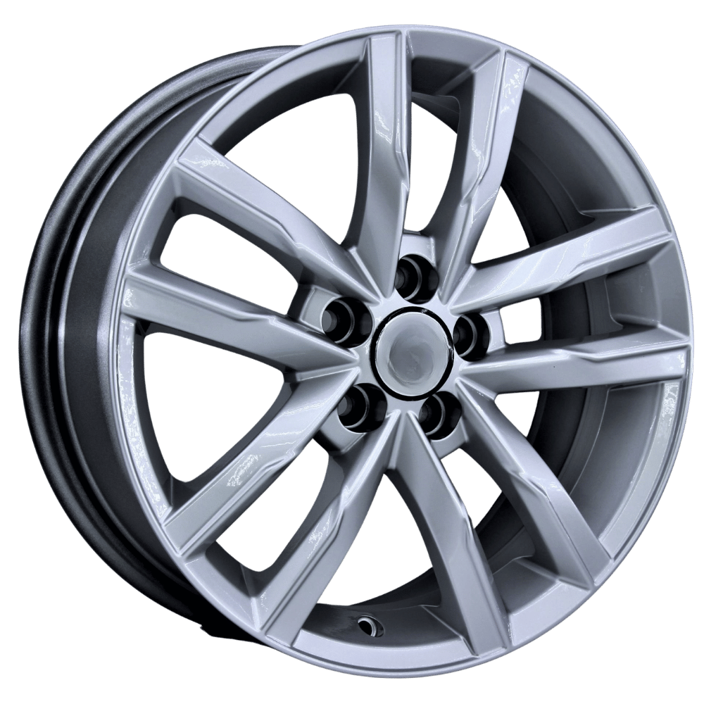 16 İnç 5x100 Volkswagen Seat Skoda Uyumlu Silver Jant Takımı | R1 Wheels