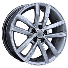 16 İnç 5x100 Volkswagen Seat Skoda Uyumlu Silver Jant Takımı | R1 Wheels