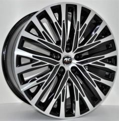 20 İnç 5x112 Audi A6 A7 A8 Mercedes Volkswagen Uyumlu Black Polish Jant Takımı | R1 Wheels