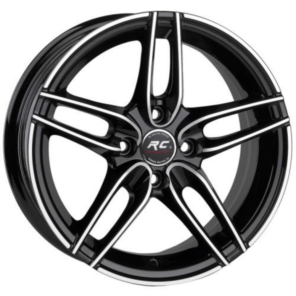 14 İnç 4x100 Toyota Honda Hyundai Renault Uyumlu Black Face Jant Takımı // R1 Wheels
