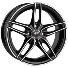 14 İnç 4x100 Toyota Honda Hyundai Renault Uyumlu Black Face Jant Takımı // R1 Wheels