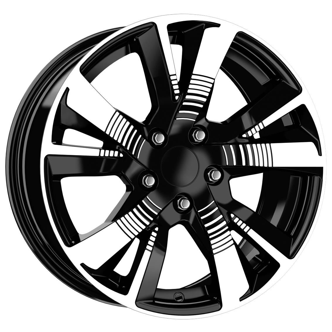 16 İnç 5X108 Peugeot Citroen Black Diamond Jant Takımı