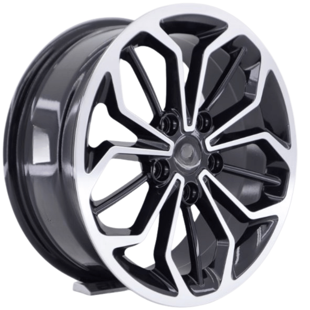 16 İnç 5X108 Honda-Toyota-Dacia Black Polish Jant Takım