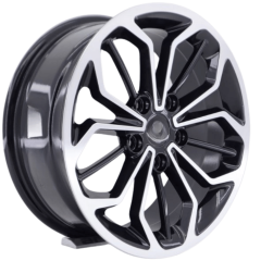16 İnç 5X108 Honda-Toyota-Dacia Black Polish Jant Takım