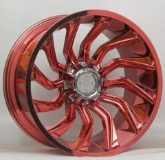 22 İnç 6X139.7 Ford Ranger Red ChromeJant
