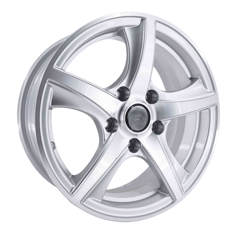 15 İnç 5X100 Volkswage Seat Skoda Silver Polish Jant Takım