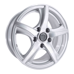 15 İnç 5X100 Volkswage Seat Skoda Silver Polish Jant Takım
