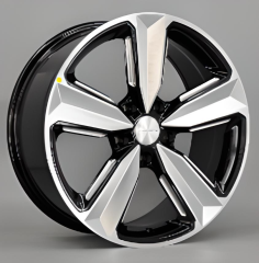 18'' İnç 5x112 Audi Uyumlu Black Polish+Milling Jant Takım