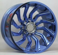 22 İnç 6X139.7 Ford Ranger Blue Chrome Jant Takımı