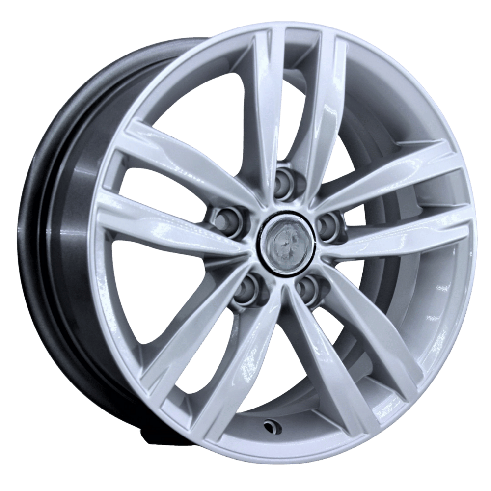 15 İnç 5x100 Subaru Toyota Skoda Uyumlu Durban Silver Jant Takımı | R1 Wheels