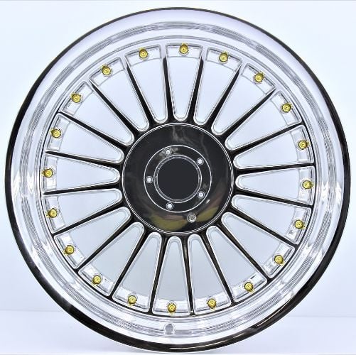 17 İnç 5x120 - 112 Çift Aplikasyon Alpina Vacuum Chrome Jant Takımı | R1 Wheels