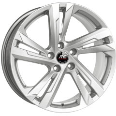 17 İnç 5X112 Golf Jetta Seat Scirocco  Passat T-Rock Silver Jant Takım