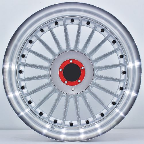 17 İnç 5X120-112 Çift Aplikasyon Alpina Silver Lip Polish Jant Takım