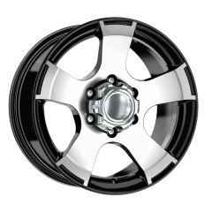 16 İnç 5X114.3 Honda Toyota Mitsubishi Uyumlu Black Diamond Jant Takımı