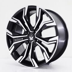 17'' 5X114 Ford Hyundai Honda Black Daimond Jant Takım