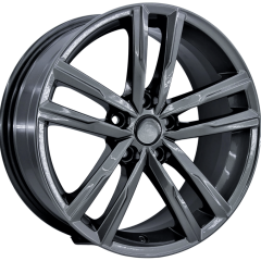 17'' İnç 5X112 Dartford Golf Jetta Seat Scirocco Audi Passat Gun Metal Jant Takım