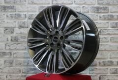 22 İnç 5X120 Range Rover Velar Gun Machined Jant Takım