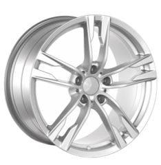 19 İnç 5x120 BMW 3 5 Seri Uyumlu Silver Jant Takımı | R1 Wheels