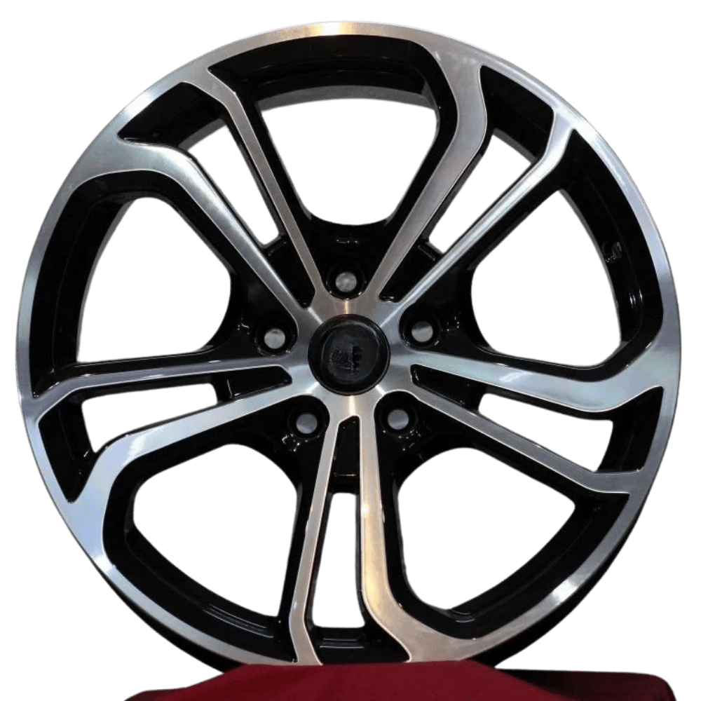 17'' İnç 5X112 Wolksvagen R-Line Golf Jetta Seat Scirocco Audi Passat Gun Metal Polish  Jant Takım