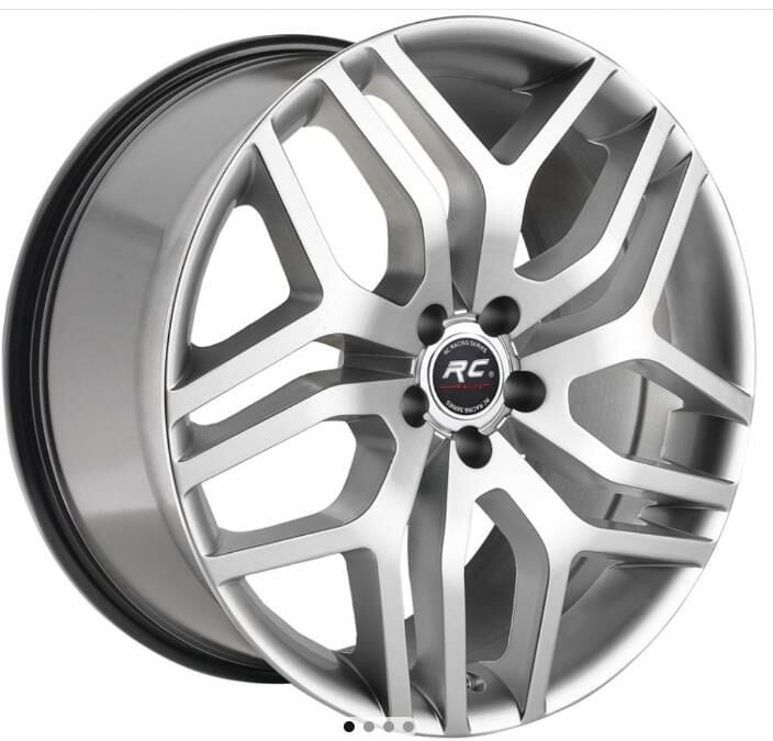 22 İnç 5X120 22*9.5 Et45 Range Rover Evoque Silver Jant Takım