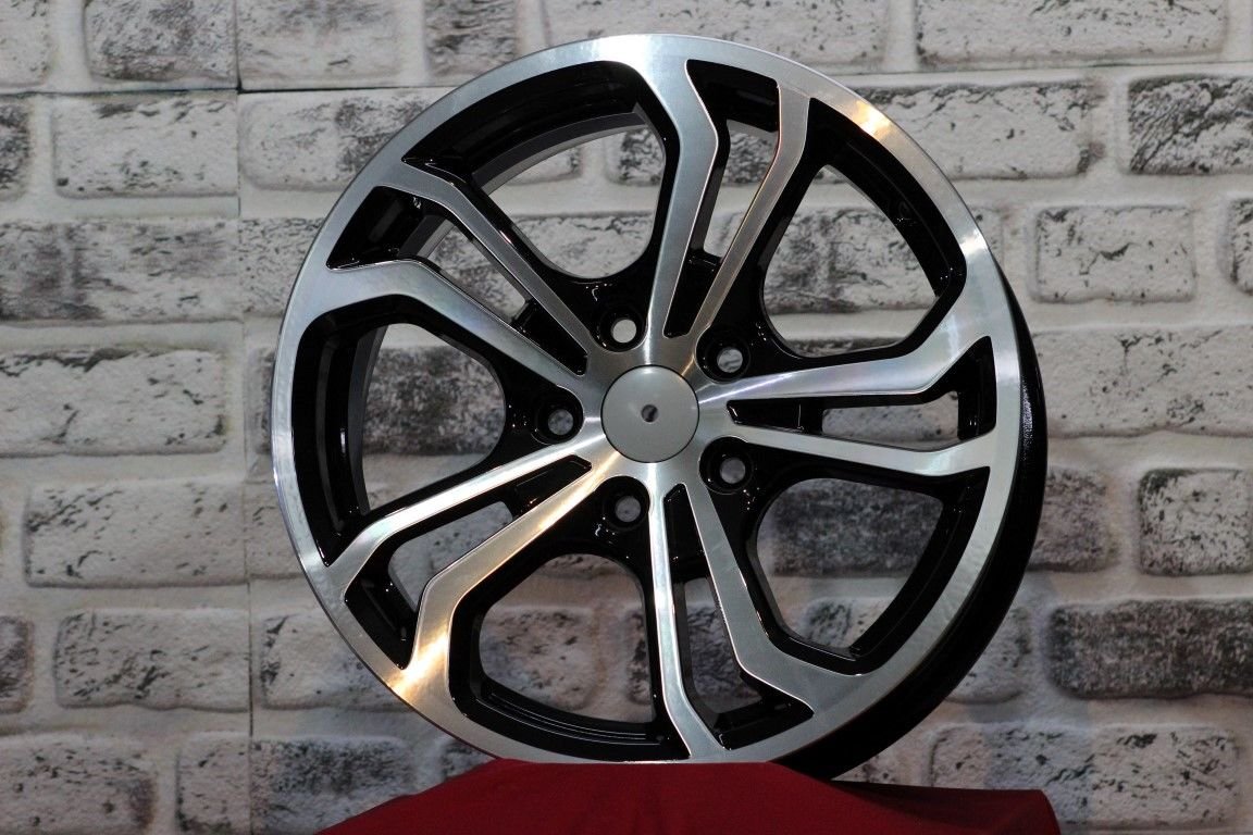 16'' İnç 5X112 Wolksvagen R-Line Black Polish  Jant Takım