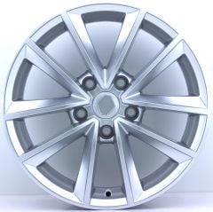 16 İnç 5X114.3 Renault Megane 4 Toyota Honda Hyundai Silver Gloss Jant Takım