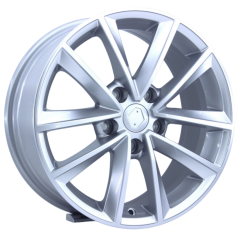 16 İnç 5X114.3 Renault Megane 4 Toyota Honda Hyundai Silver Gloss Jant Takım