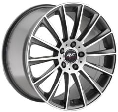 16 İnç 5X112 Mercedes Audi Volkswagen Seat Uyumlu Gun Metal Polish Jant Takımı