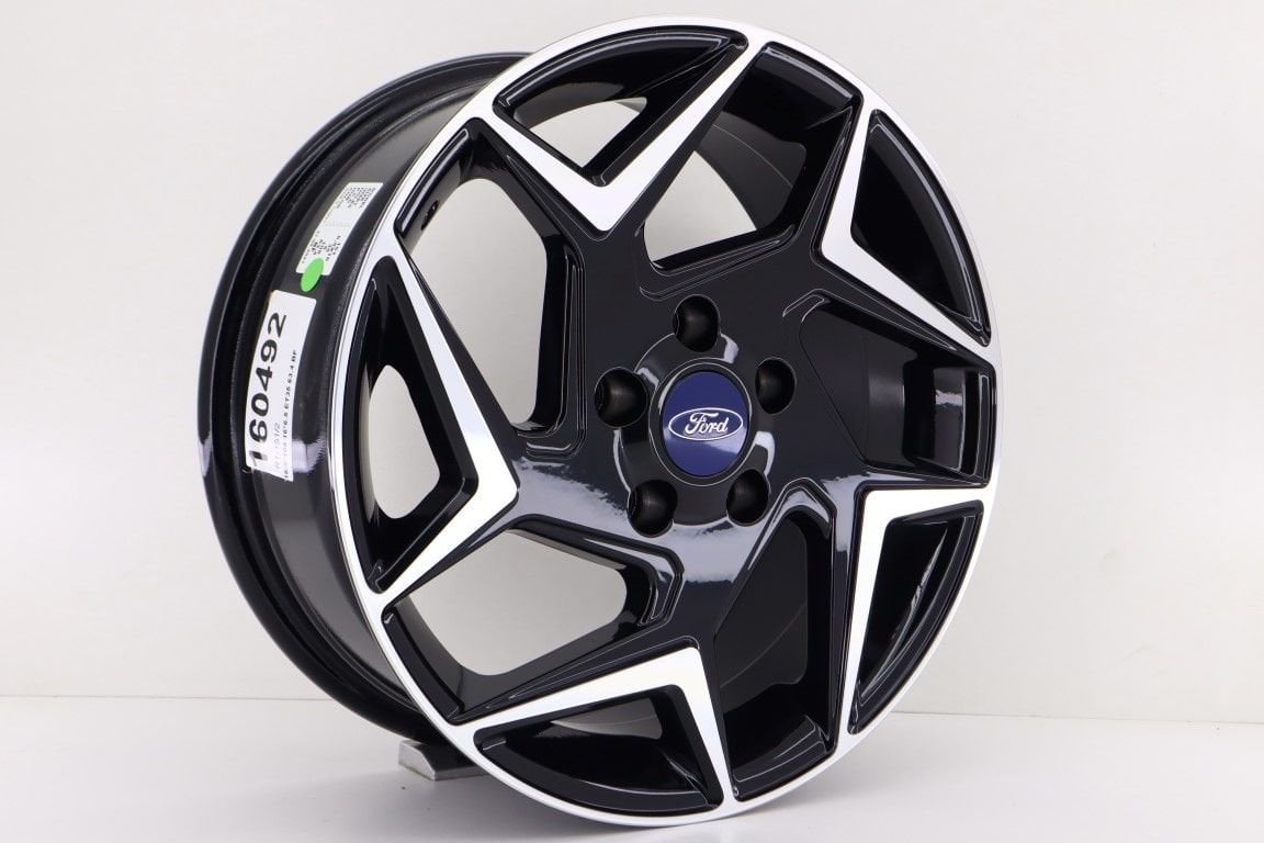 16 İnç 5X108 16*6.5 Et35 Volvo Ford Black Polish Jant Takım