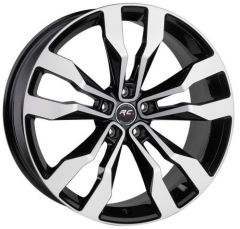 20 İnç 5X112 Volkswagen Tiguan T-Rock Touareg Uyumlu Black Polish Jant Takım