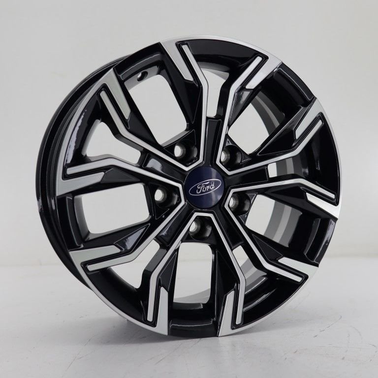 15 İnç 5X114.3 Toyota Hyundai Honda Kia Nissan Black Polish Jant Takım