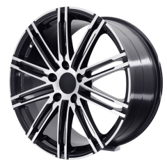 21'' İnç 5X130 Porsche Panamera Black Machined  Jant Takım