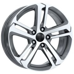 16 İnç 5x108 Volvo Ford Peugeot Citroen Uyumlu Gun Metal Polish Jant Takımı