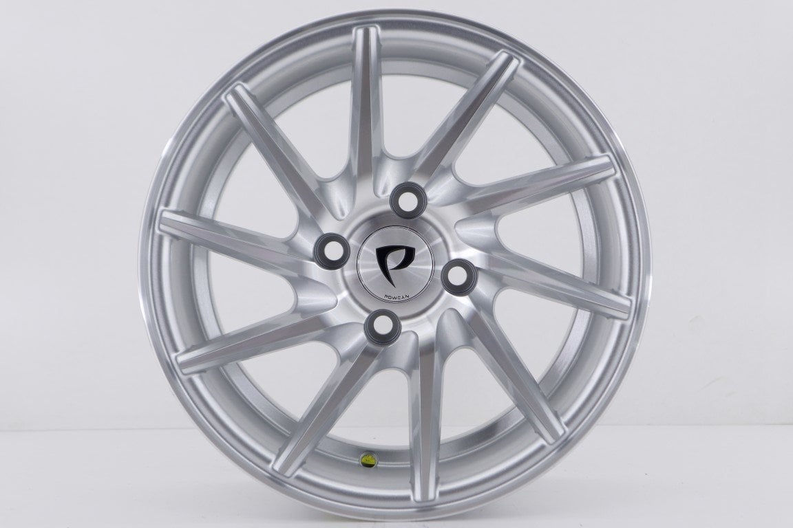 14'' İnç 4X100 Toyota-Honda-Tofaş-Fiat Silver Machined  Jant Takım