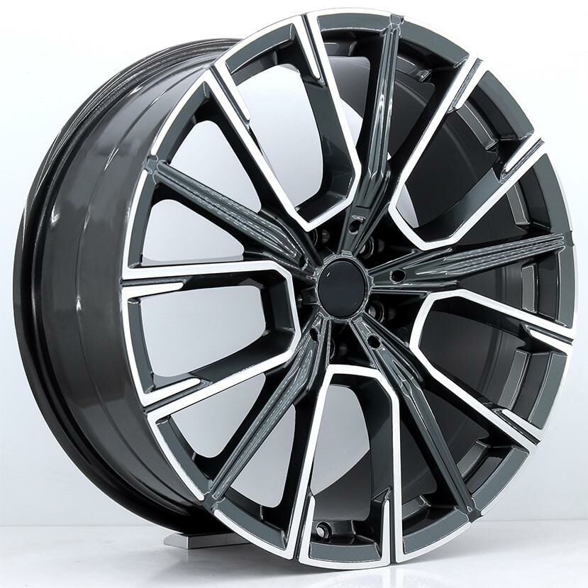 20 İnç 5X120 Bmw 3 Seri 5 Seri X Seri Gun Metal Polish Jant Takımı