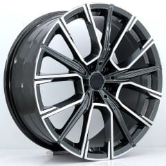 20 İnç 5X120 Bmw 3 Seri 5 Seri X Seri Gun Metal Polish Jant Takımı