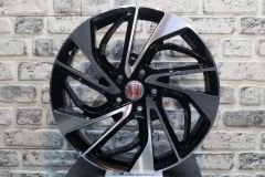 18'' İnç 5X114 Honda-Toyota Black Machined Jant Takım