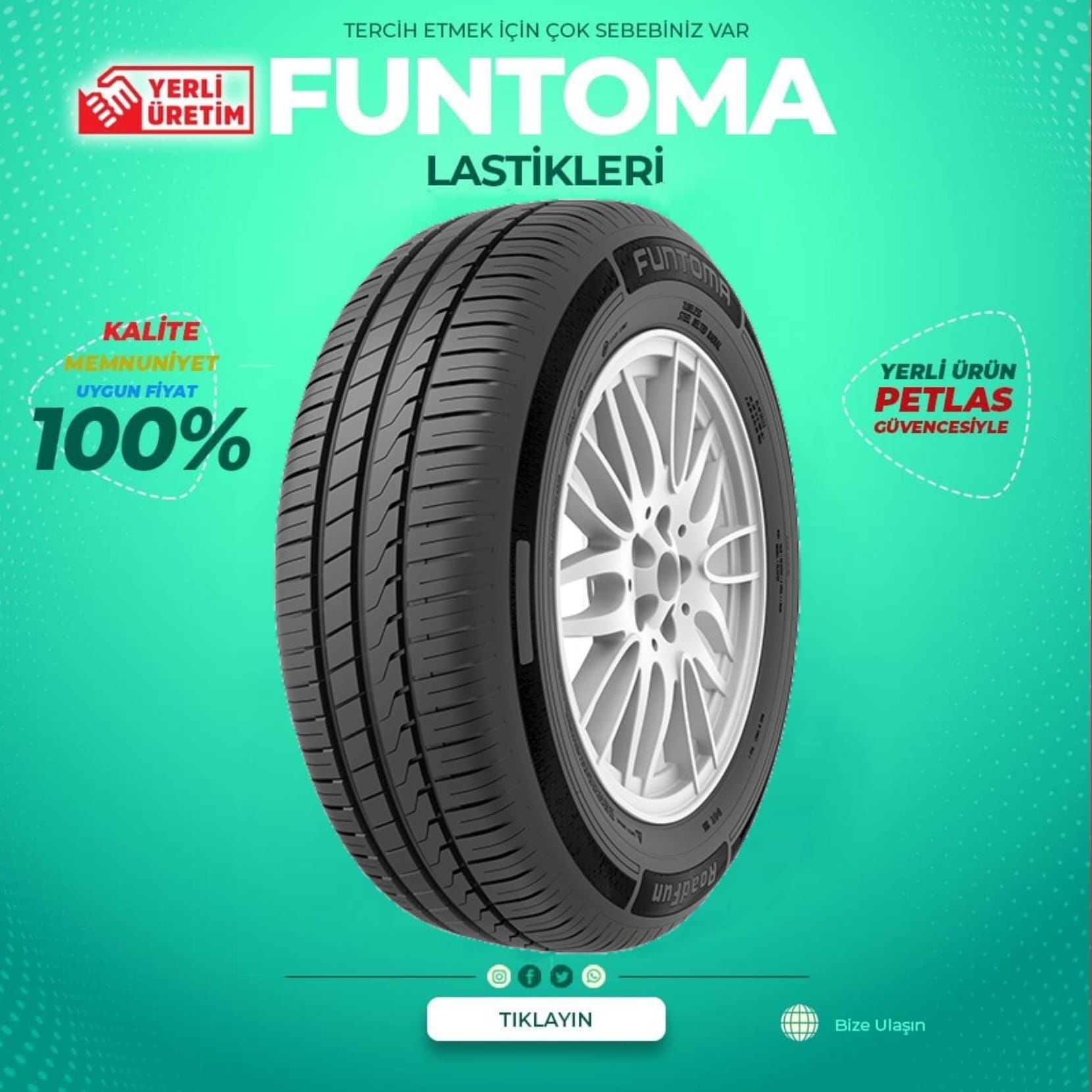 Funtoma 195/60R15 88V Roadfun (2025)