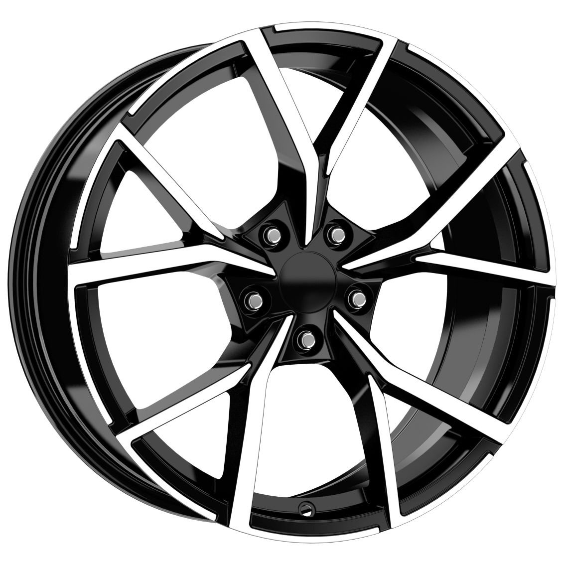 17'' 5X112 Volkswagen Golf Passat Jetta Black Diamond Jant Takım