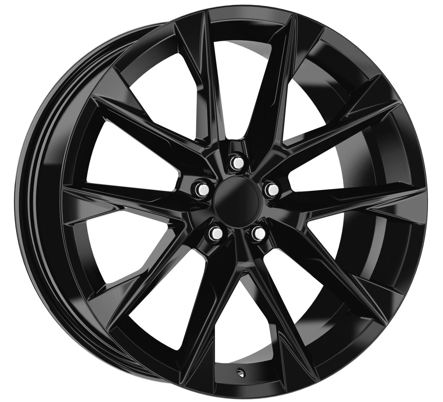 18 İnç 5x112 Audi Volkswagen Seat Uyumlu Akrep Black Jant Takımı | R1 Wheels