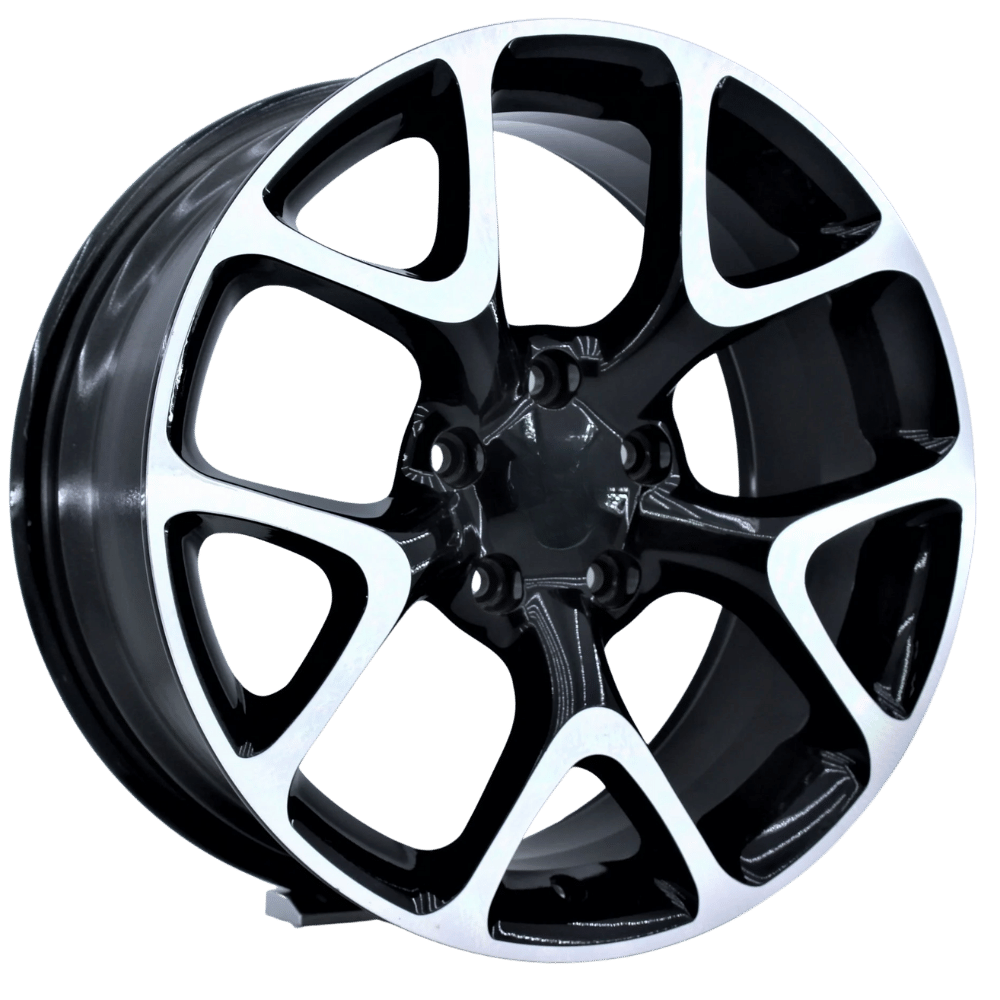 17'' İnç 5X115 Opel Opc Black Machined  Jant Takım