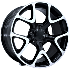 17'' İnç 5X115 Opel Opc Black Machined  Jant Takım