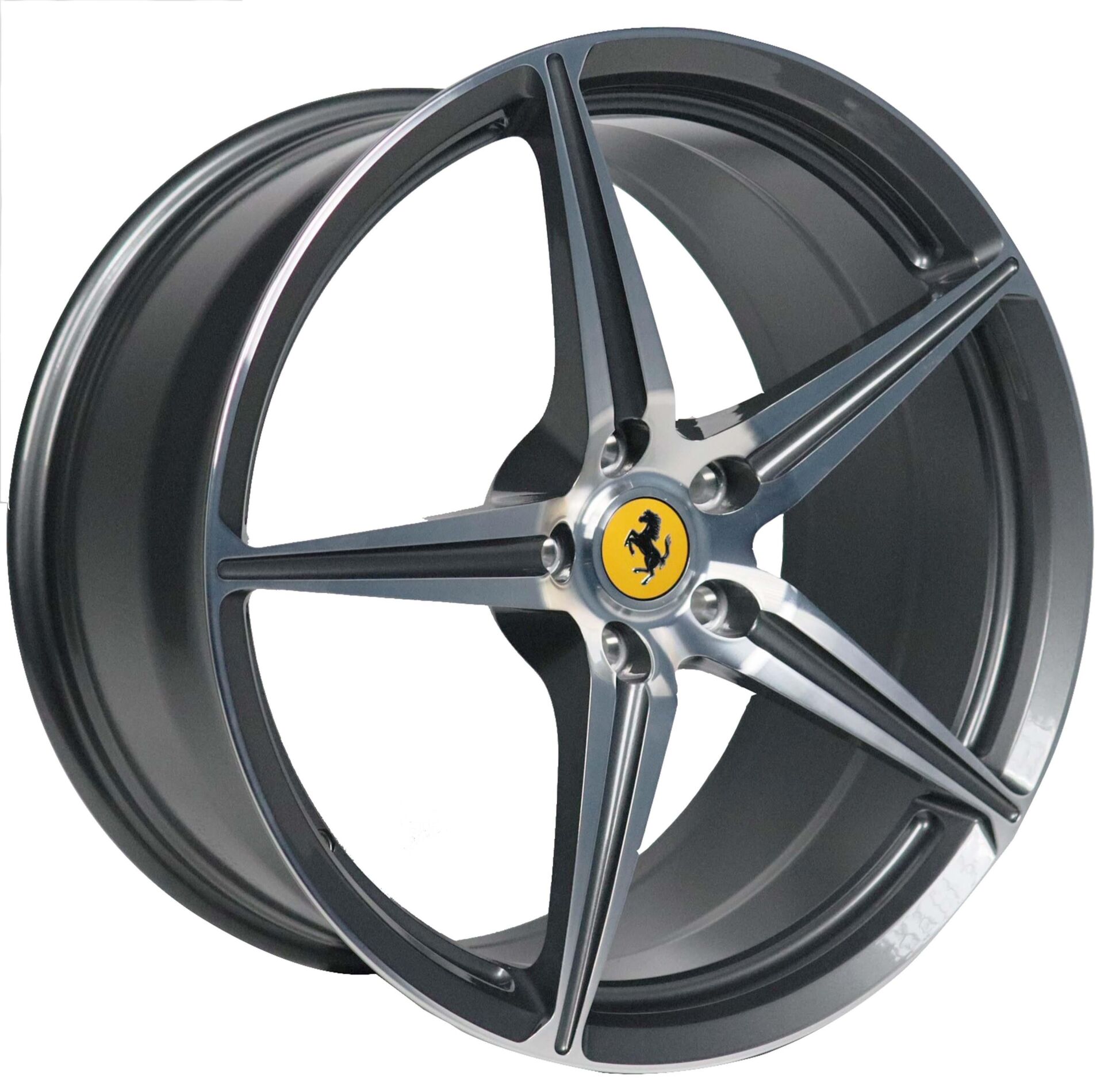 20 İnç 5X114.3 Ferrari Grey Polish Jant Takımı