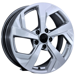 17 İnç 5X114.3 Hyundai-Nissan-Toyota Black Machined Jant Takım