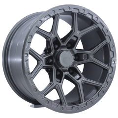 17 İnç 6x139.7 Toyota Land Cruiser Ford Ranger Hummer Navara Uyumlu Gun Metal Jant Takımı