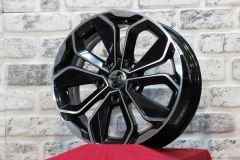 15 İnç 5X114.3 Renault-Honda Black Machined Jant Takım