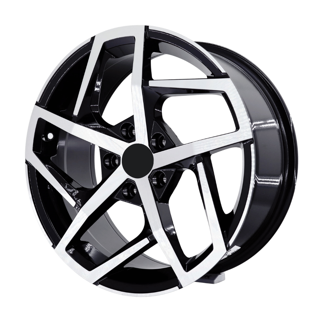 17'' 5X100 Volkswagen Seat Skoda Black Diamond Jant Takım